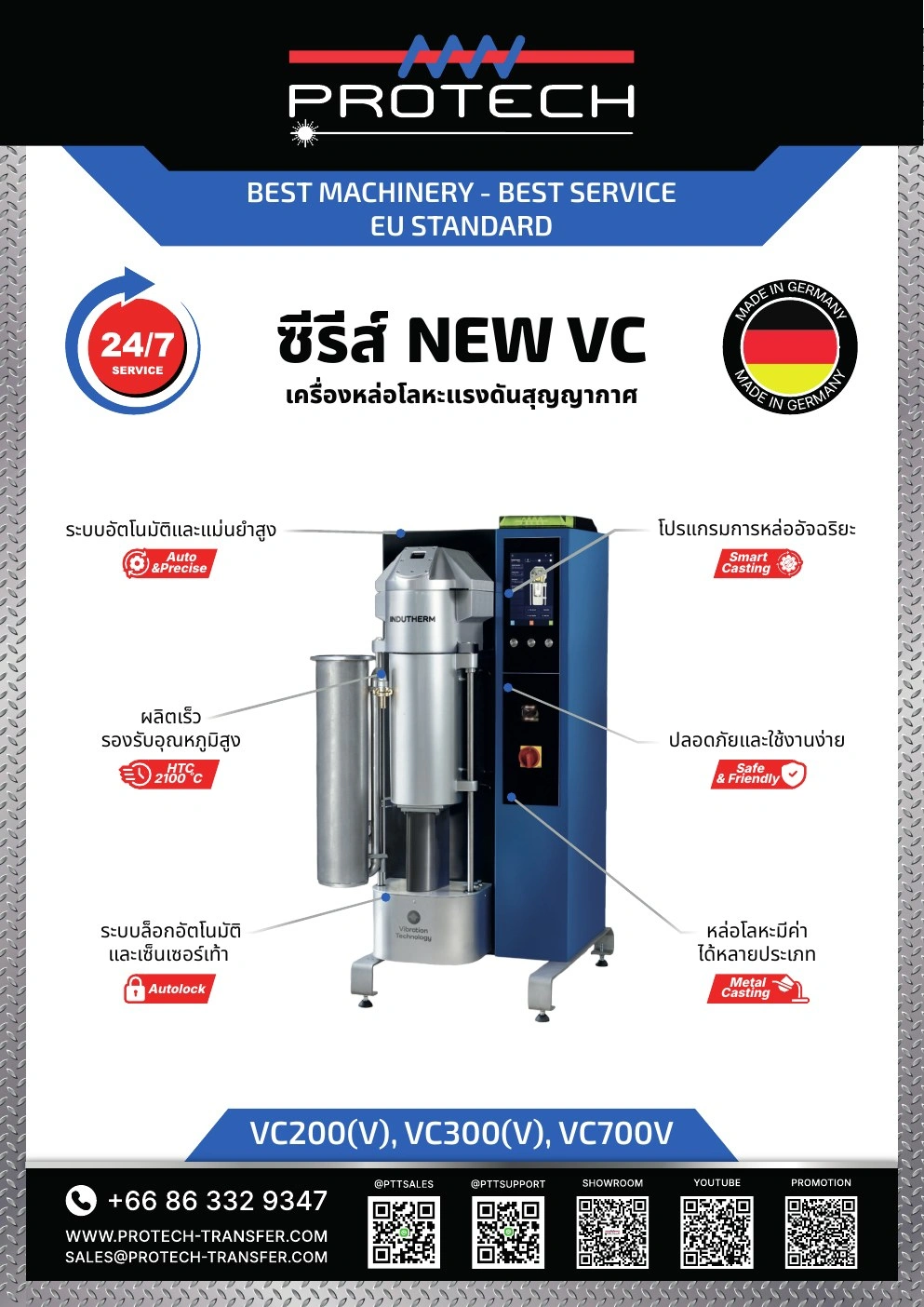 Protech Transfer — โบรชัวร์เครื่องจักร — กราฟิกแคมเปญ มุมมองที่ 22