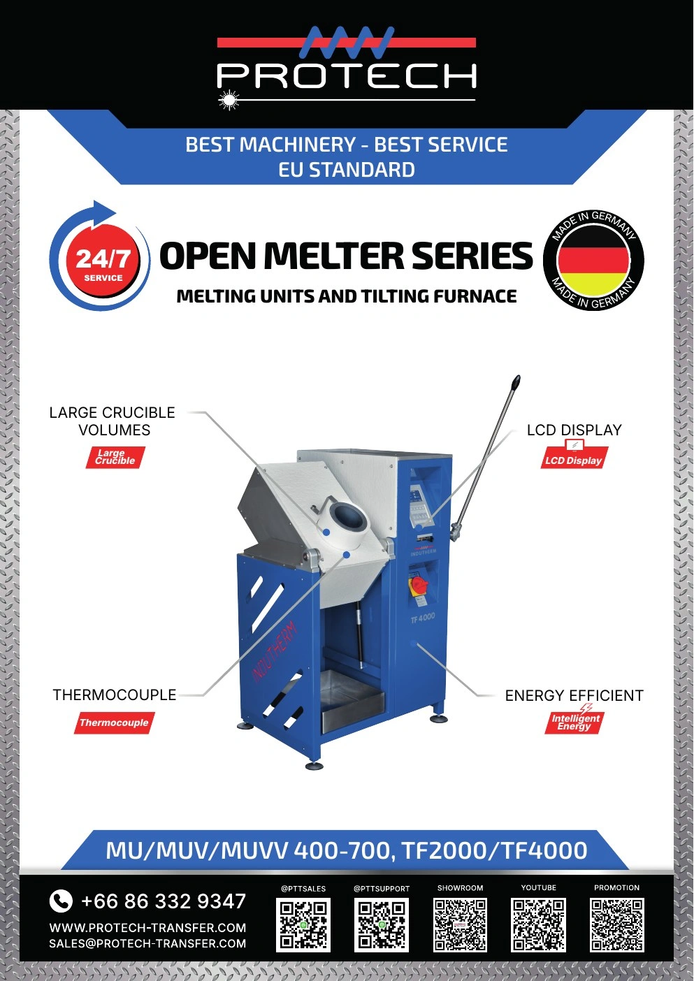 Protech Transfer — Machinery Brochure — campaign graphics, view 24