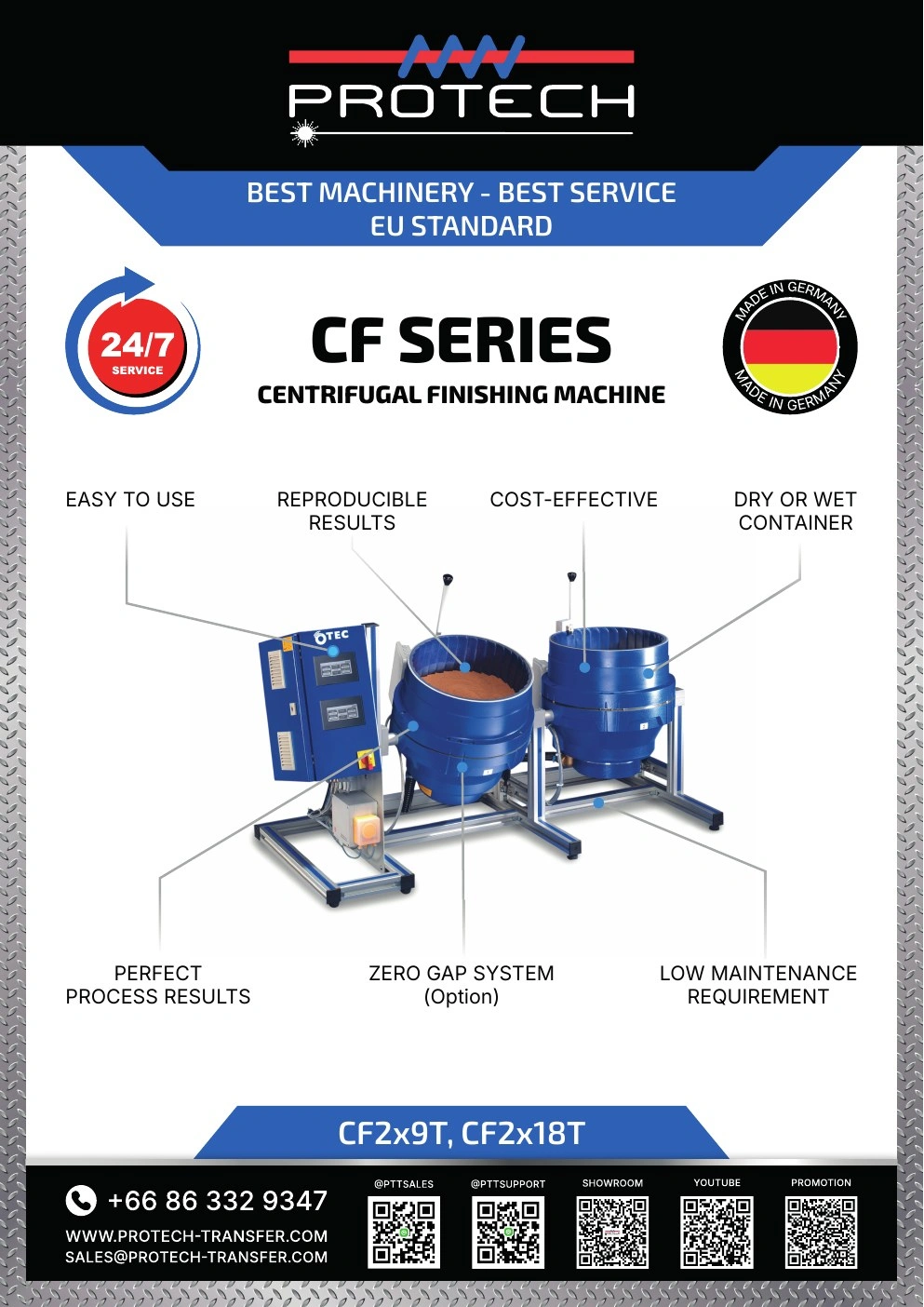 Protech Transfer — Machinery Brochure — campaign graphics, view 6