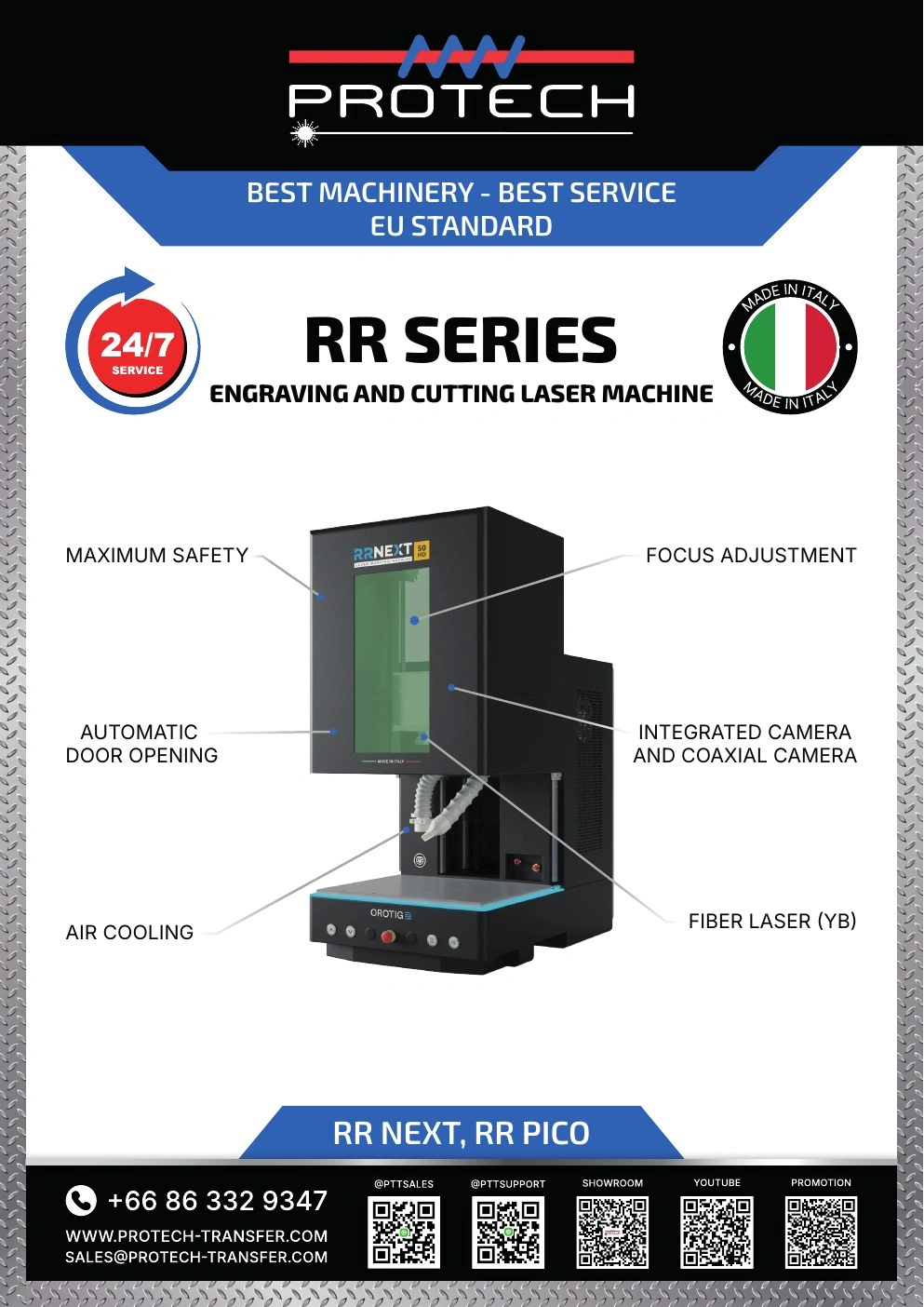 Protech Transfer — Machinery Brochure — campaign graphics, view 30