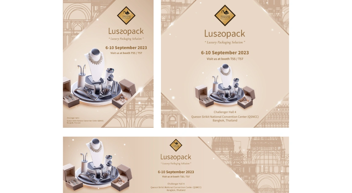 Lussopack — BKK GEMS 2023 — campaign graphics, view 2