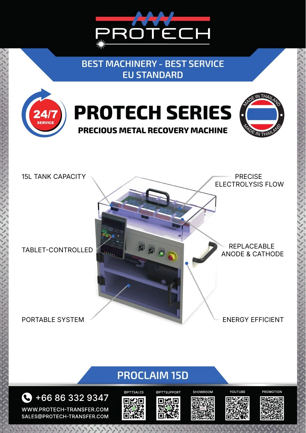 Protech Transfer — Machinery Brochure — campaign graphics, view 26