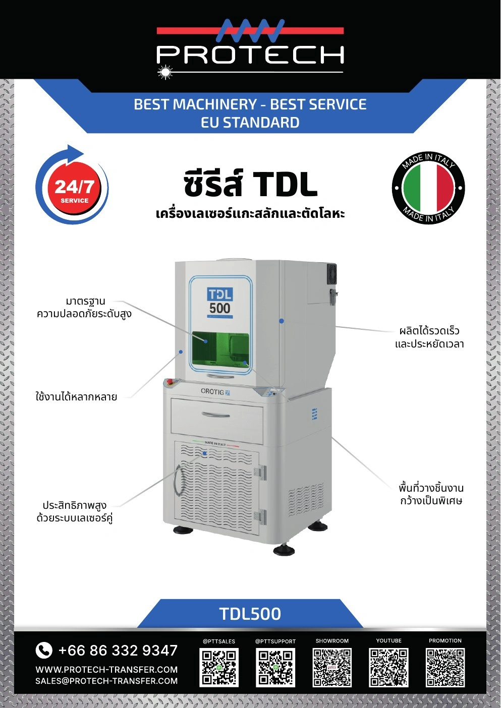 Protech Transfer — โบรชัวร์เครื่องจักร — กราฟิกแคมเปญ มุมมองที่ 32