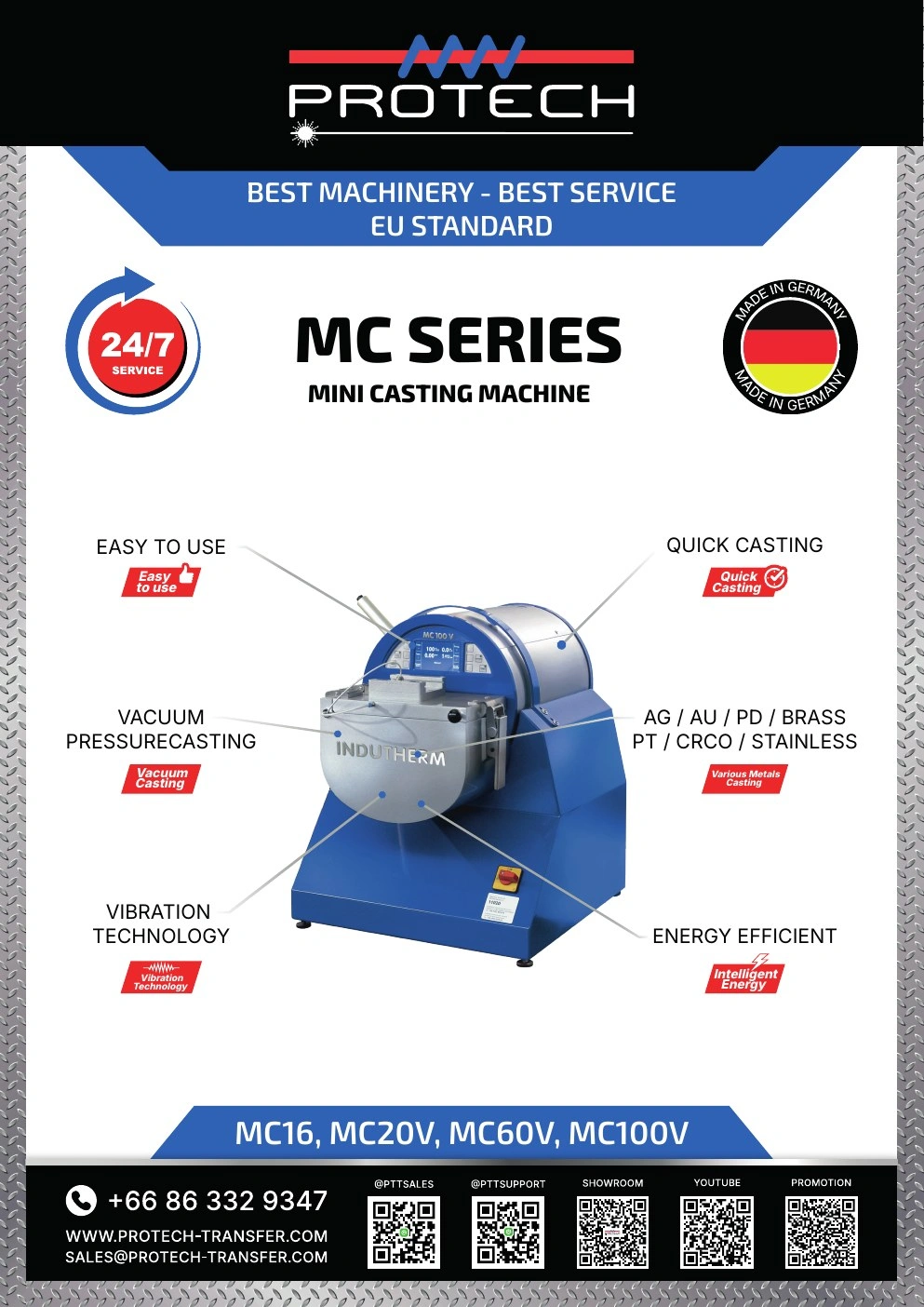 Protech Transfer — Machinery Brochure — campaign graphics, view 18