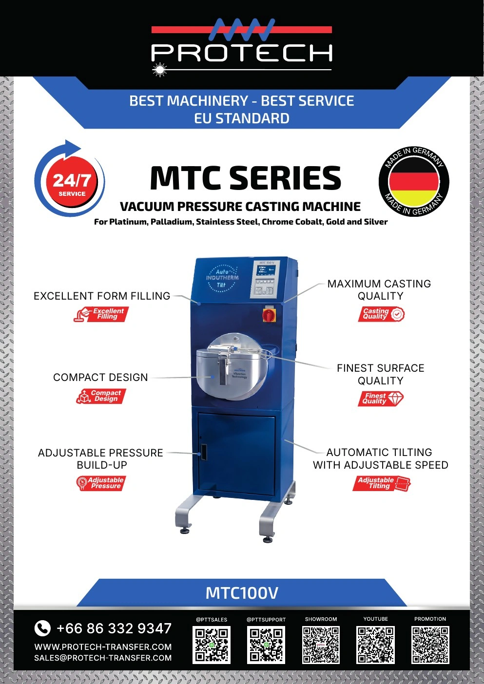 Protech Transfer — Machinery Brochure — campaign graphics, view 20