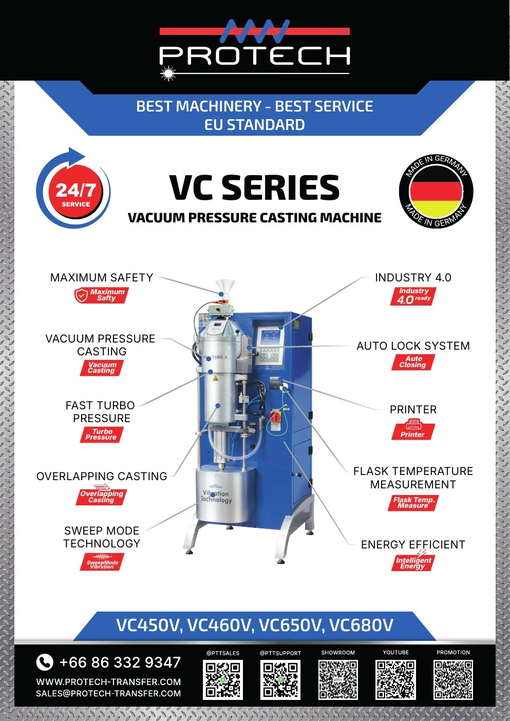 Protech Transfer — Machinery Brochure — campaign graphics, view 34