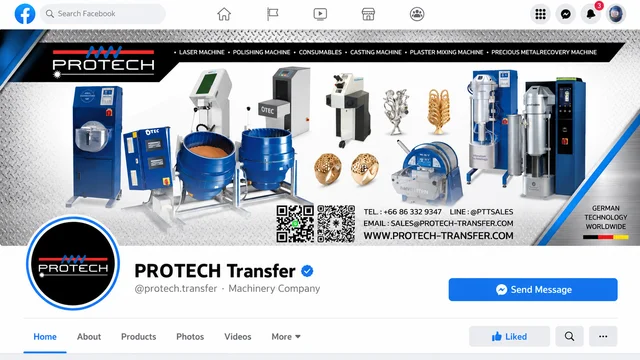 Protech Transfer — Facebook Cover Design — digital graphic design, view 1
